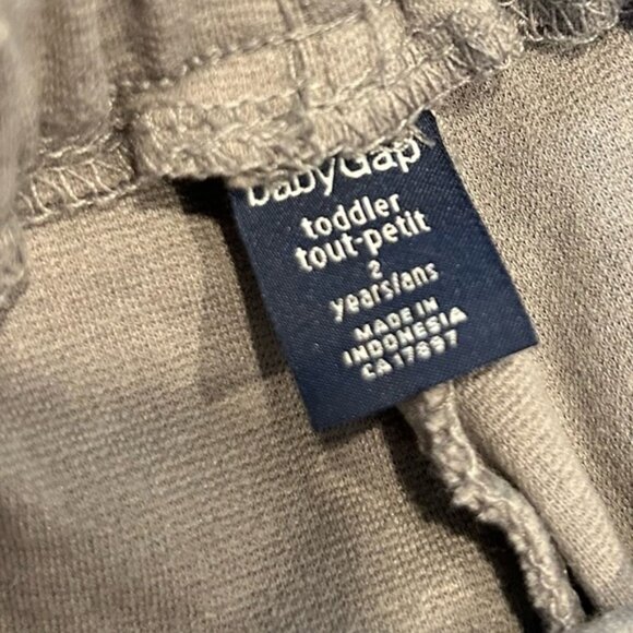 Gap Grey Leggings with sequin Tuxedo Stripe - Picture 3 of 4